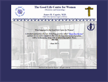 Tablet Screenshot of goodlifecentre.com